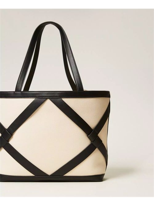Borsa shopper in canvas TWINSET | TB7271/02711
